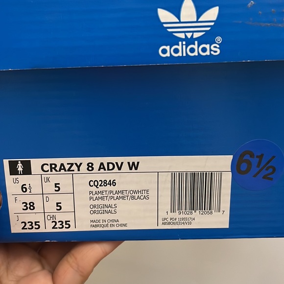 ADIDAS Crazy 8 Neutral Ankle Low-Top Lace-up Sneaker Shoe Basketball Sport Game - Picture 16 of 16